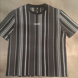 River Island Black and White Striped Tee